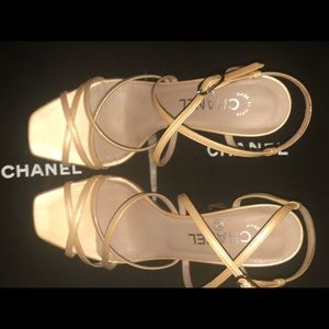 Chanel Rose Clair Sandals